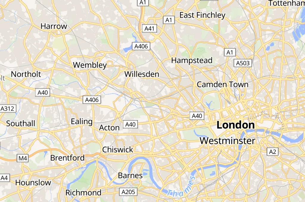Kensal Green Area Map