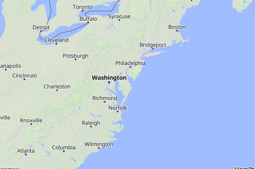 Map of Delaware