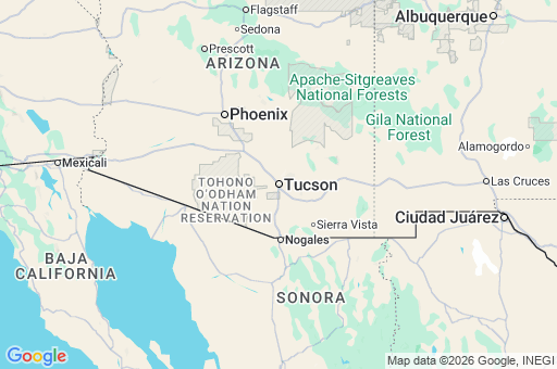 Map of Pima County