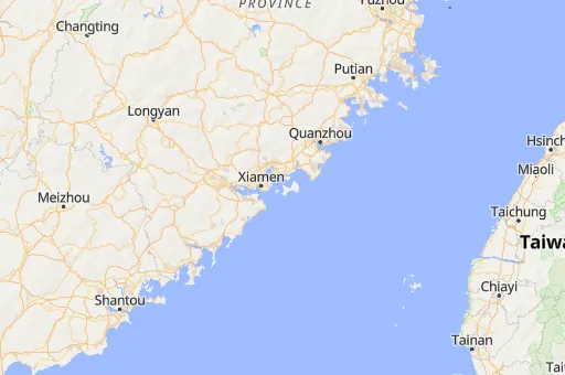 Map of Kinmen County