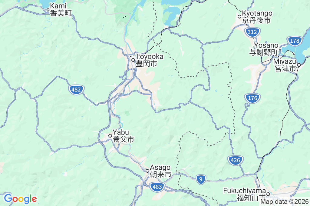 Izushi River Area Map Izushi River Area Map