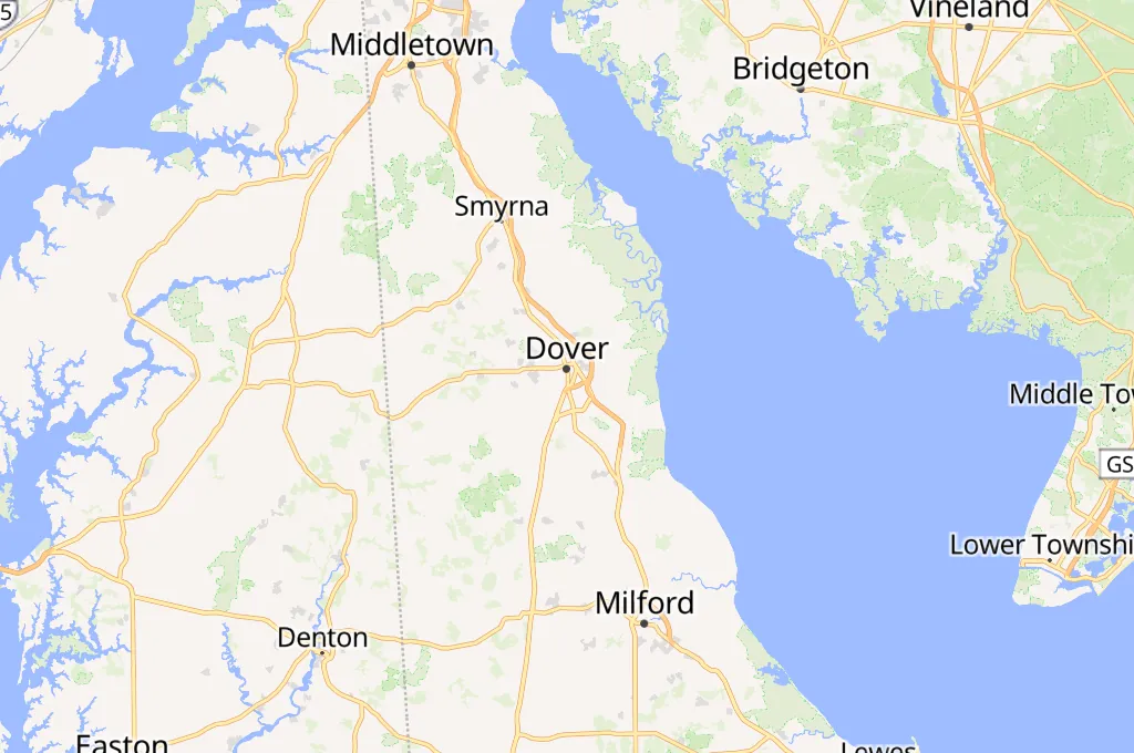 Dover Area Map Dover Area Map