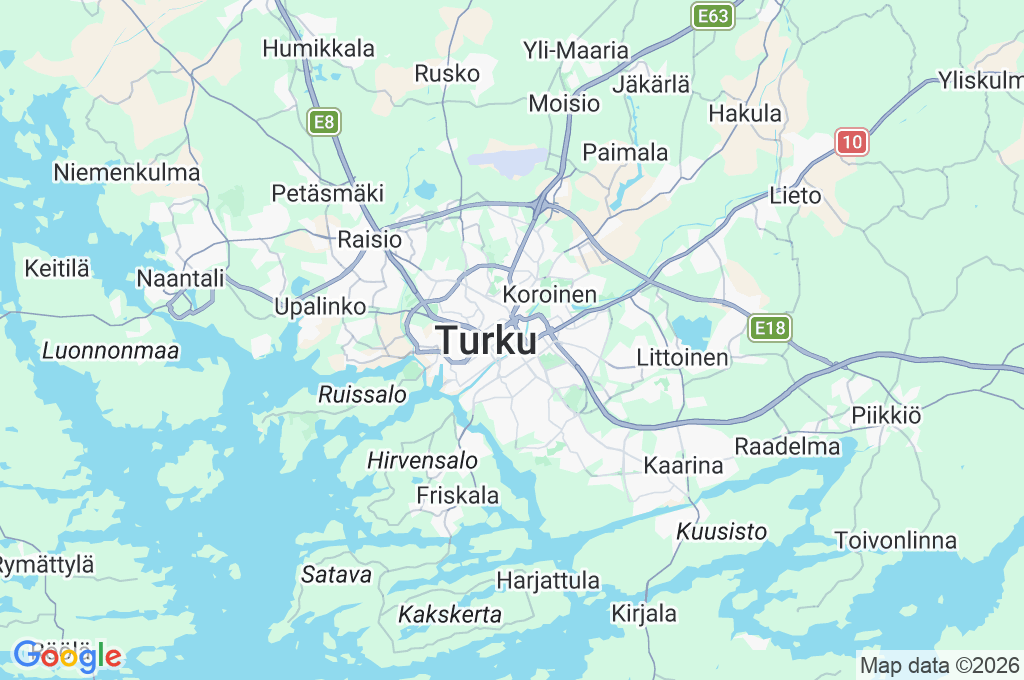 Turku Market Square Area Map Turku Market Square Area Map