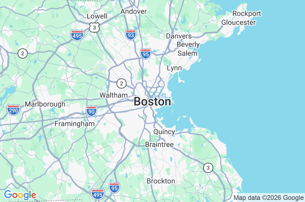 Boston Area Map Boston Area Map