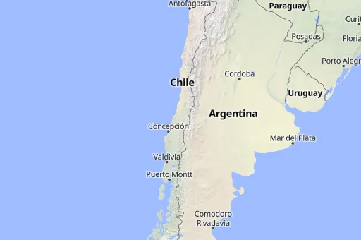 Map of Chile