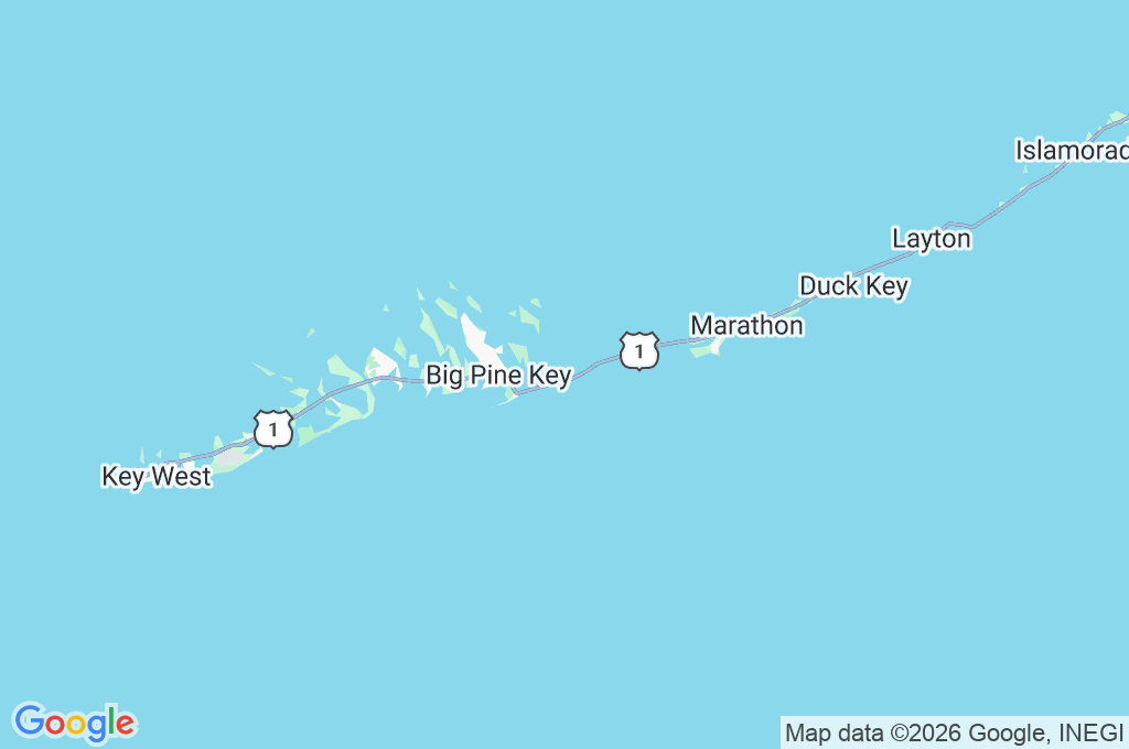 Big Pine Key Area Map