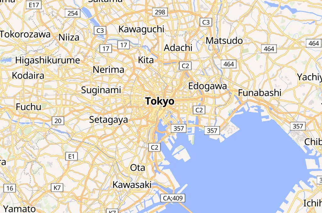 Tokyo Station Area Map