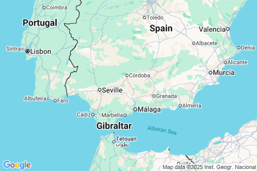 Map of Andalusia