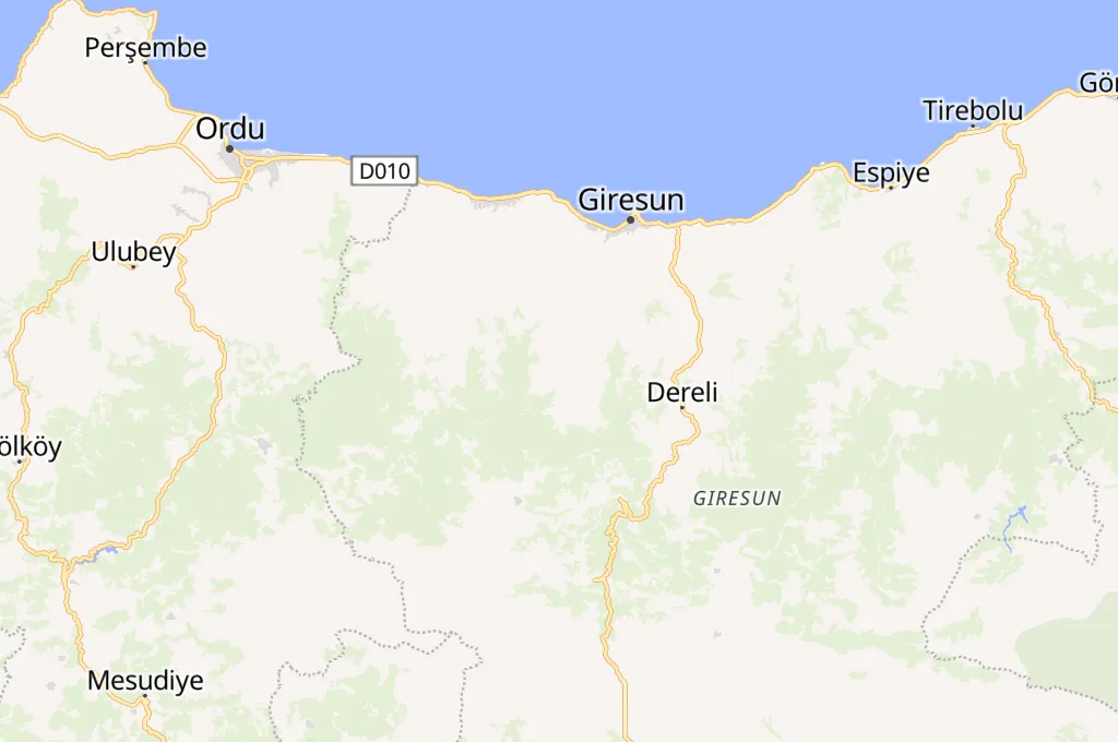 Okçu Köyü Area Map