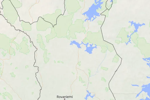 Map of Lapland