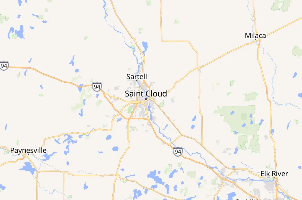 St. Cloud Area Map