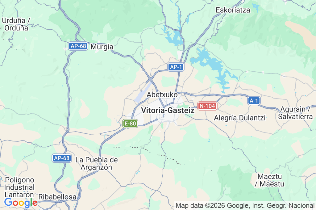 Vitoria-Gasteiz Area Map Vitoria-Gasteiz Area Map