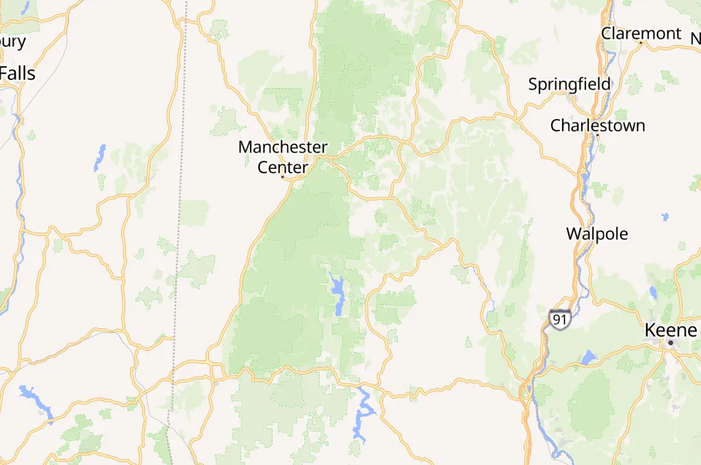 Stratton Mountain Resort Area Map