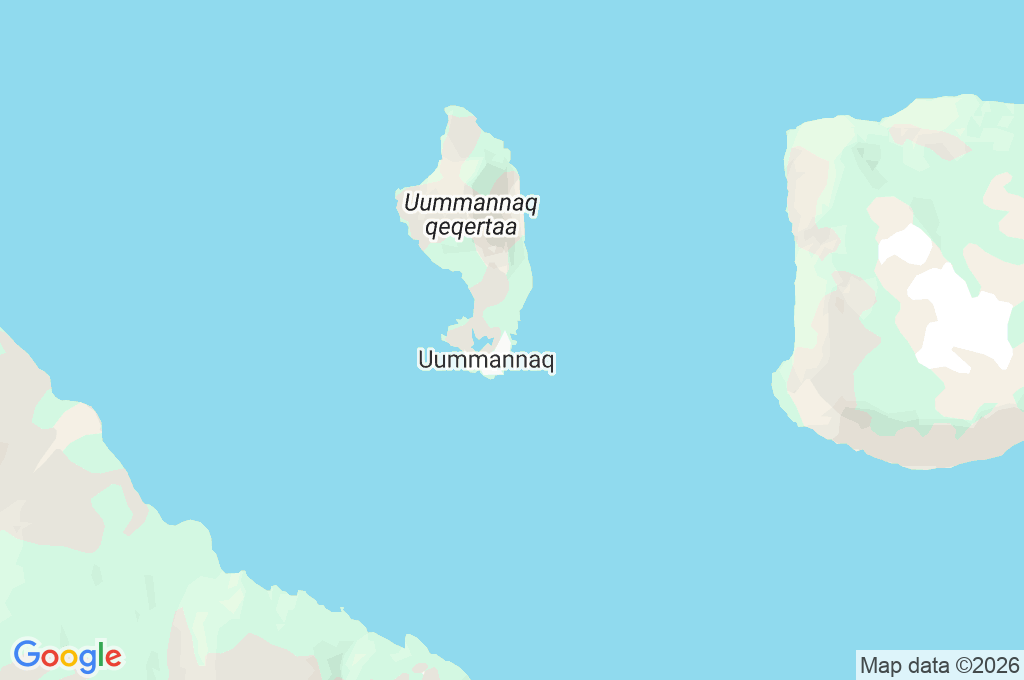 Uummannaq Heliport Area Map