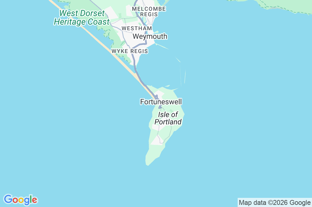 Chesil Beach Area Map