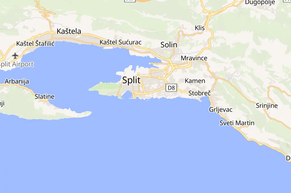 Split Area Map Split Area Map