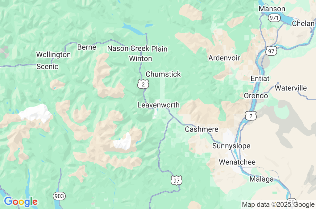 Leavenworth Area Map