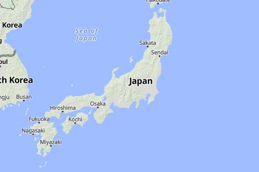 Map of Japan