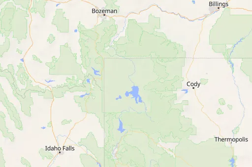 Map of Teton County