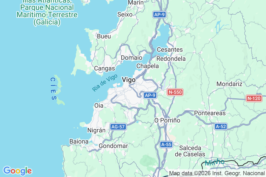 Avenida de Madrid Area Map