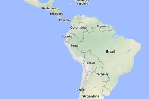 Map of Peru