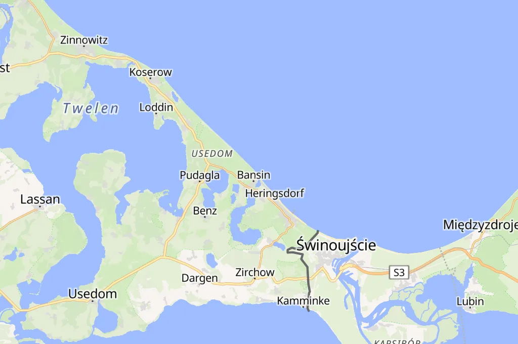 Bansin Area Map Bansin Area Map