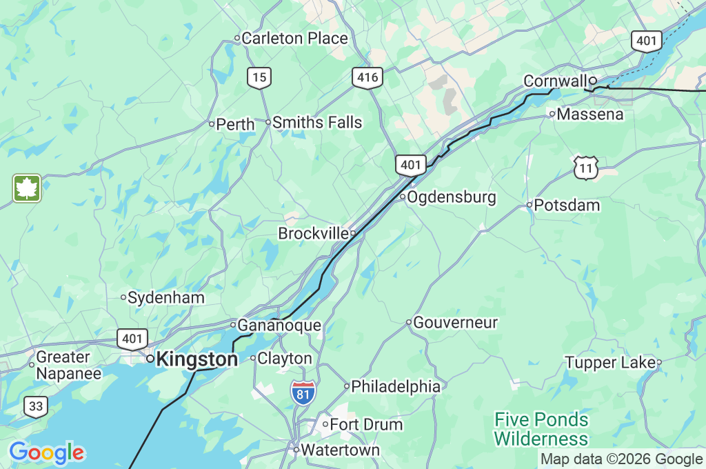 Blockhouse Island Area Map