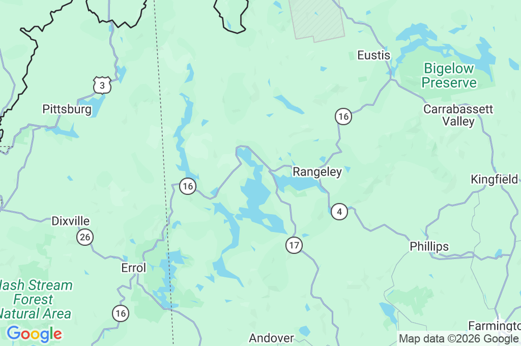 Mooselookmeguntic Lake Area Map Mooselookmeguntic Lake Area Map
