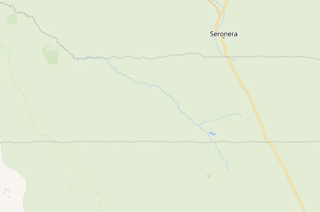 Serengeti National Park Area Map Serengeti National Park Area Map