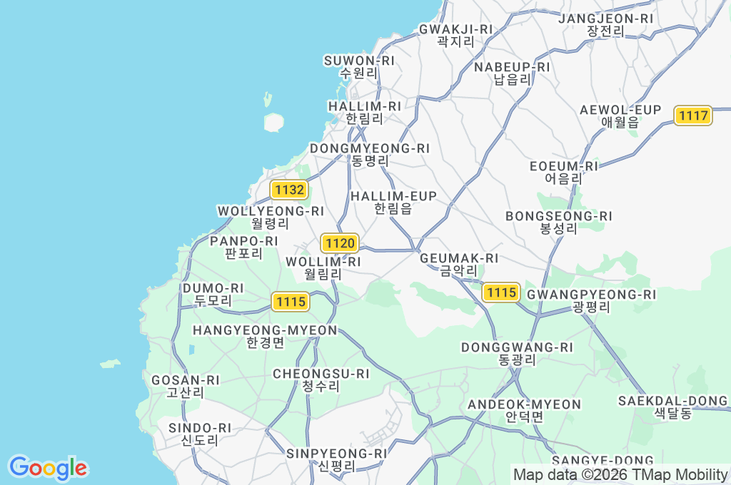 Sangmyeong-ri Area Map Sangmyeong-ri Area Map