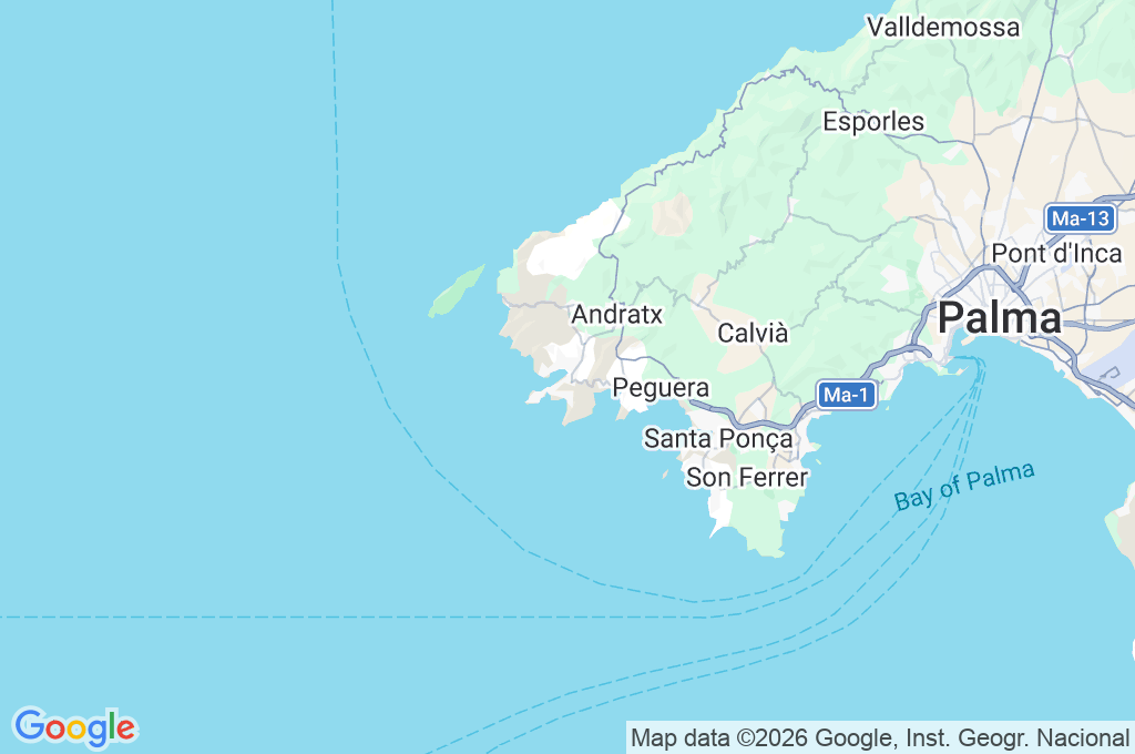 Port d'Andratx Area Map Port d'Andratx Area Map