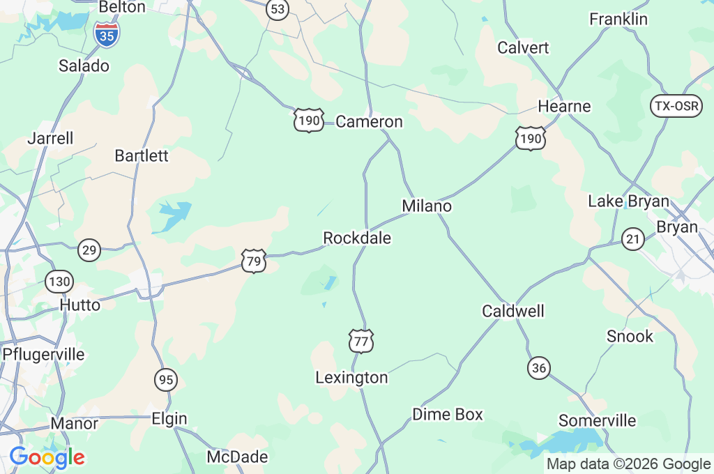 Rockdale Area Map Rockdale Area Map