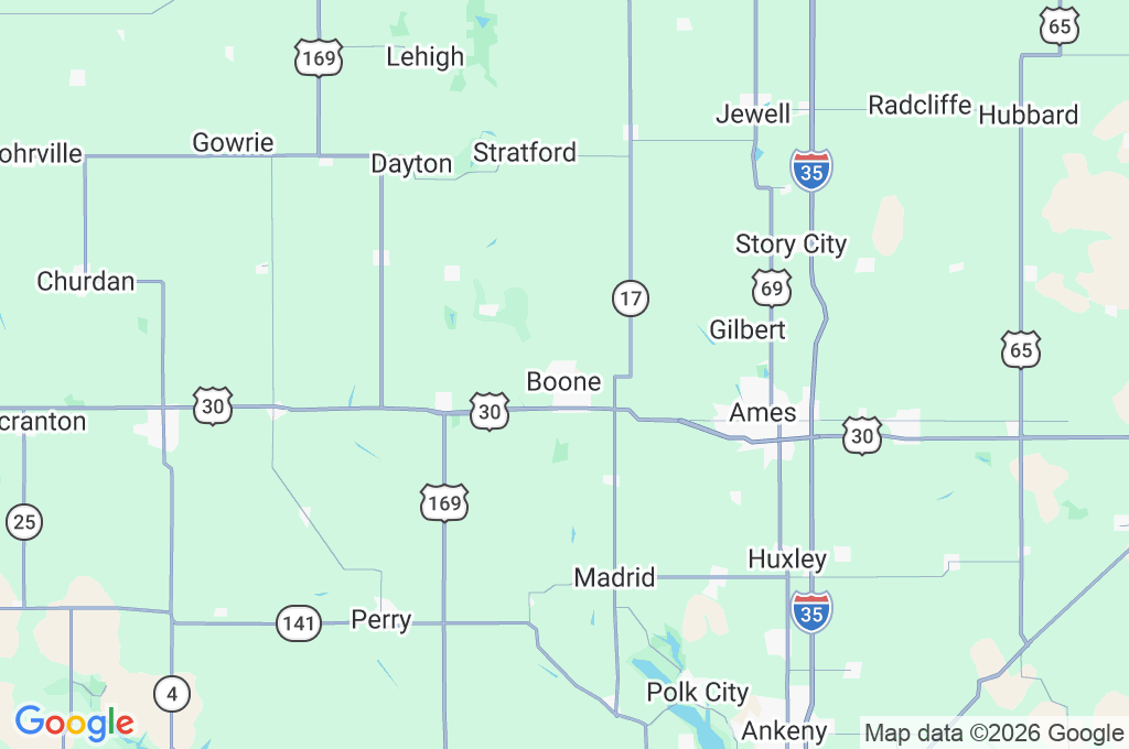 Boone Area Map Boone Area Map