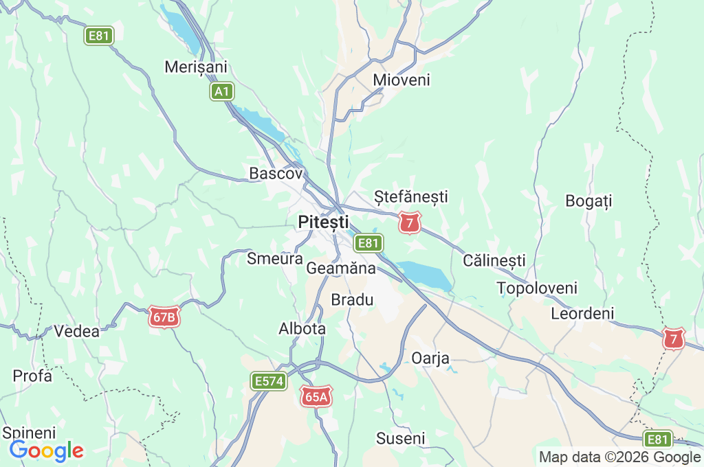 Prundu Lake Area Map Prundu Lake Area Map