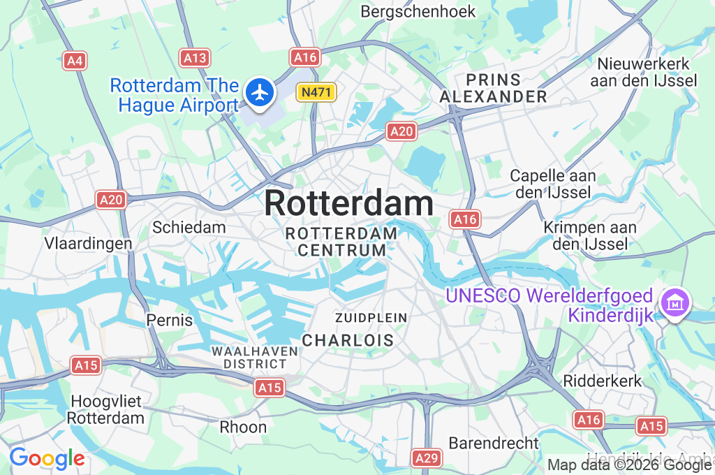 Leuvehaven Area Map