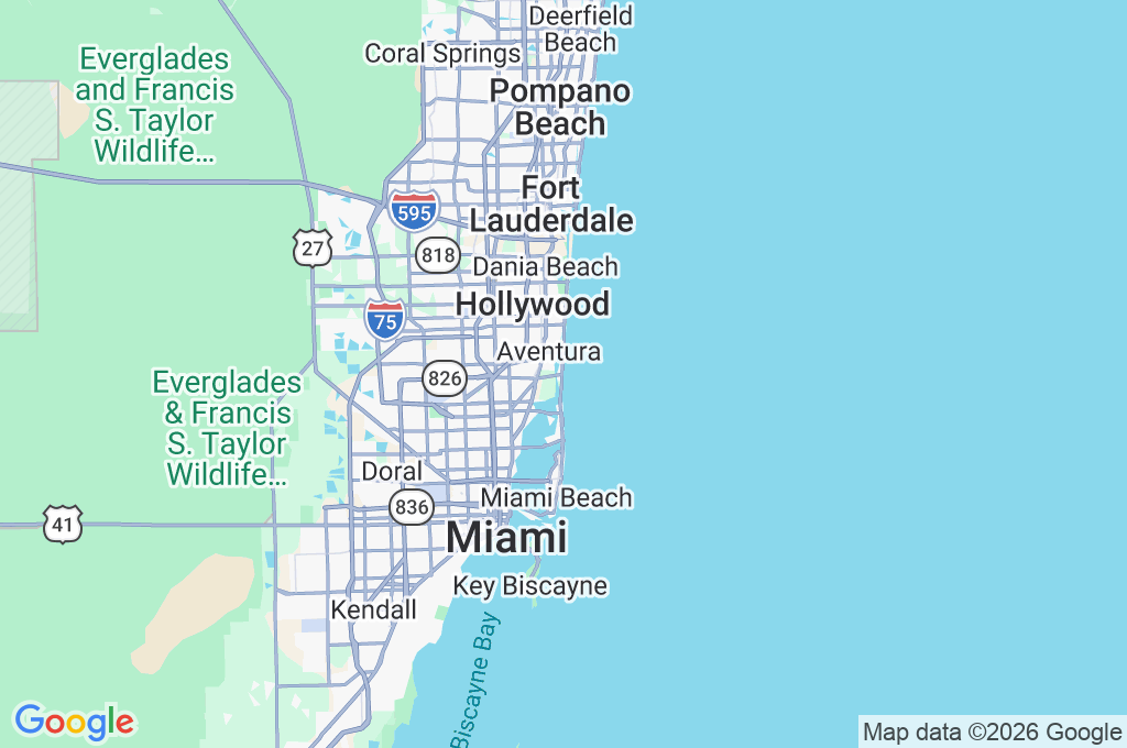 Sunny Isles Beach Area Map