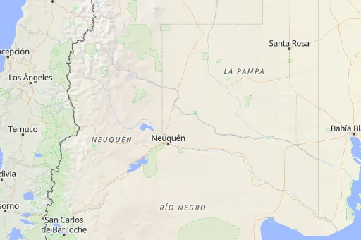Map of General Roca