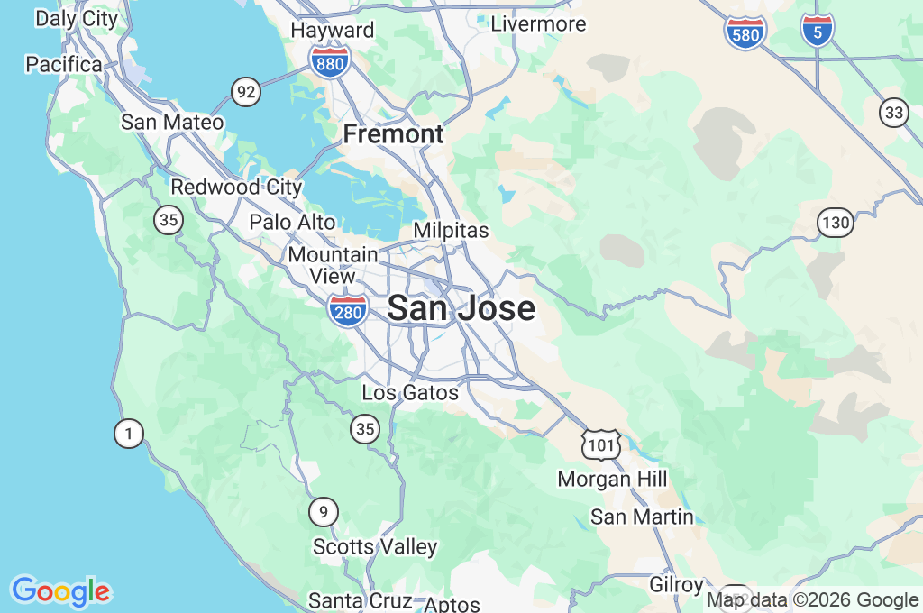 San Jose City Hall Area Map San Jose City Hall Area Map