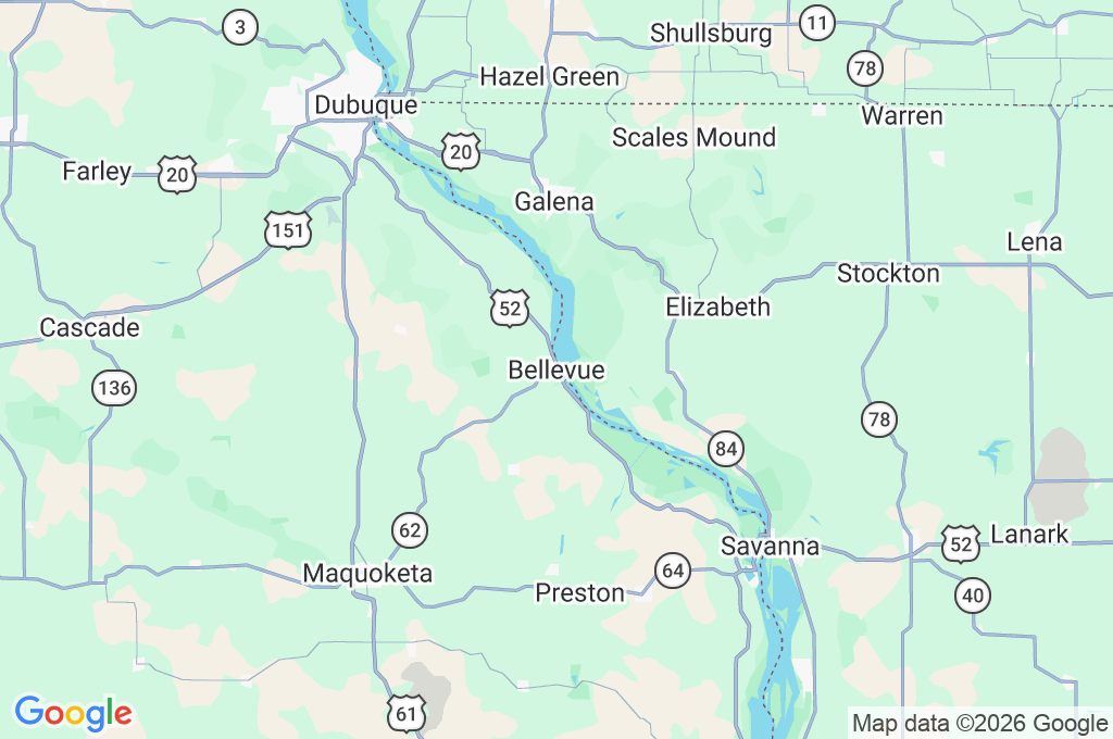 Bellevue Area Map Bellevue Area Map