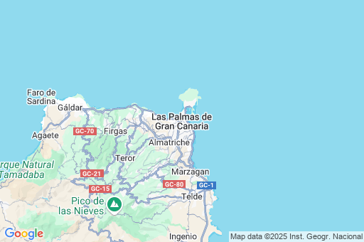 Map of Las Palmas