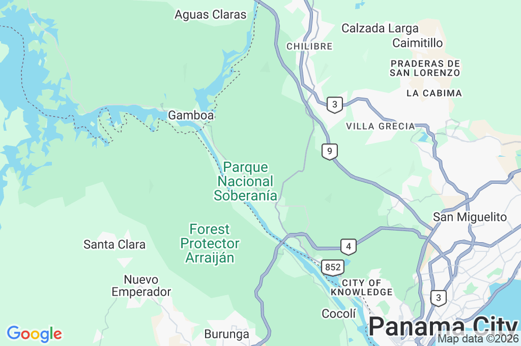 Canopy Tower Area Map