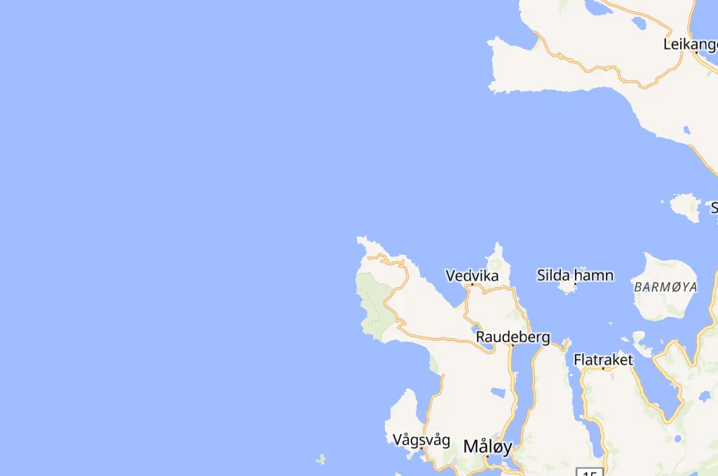 Kråkenes Lighthouse Area Map
