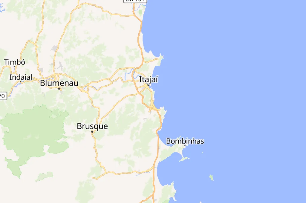 Praia Central Area Map