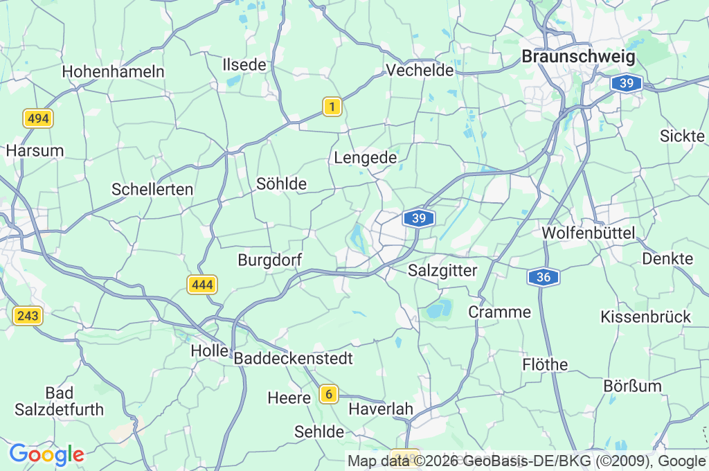 Salzgittersee Area Map Salzgittersee Area Map