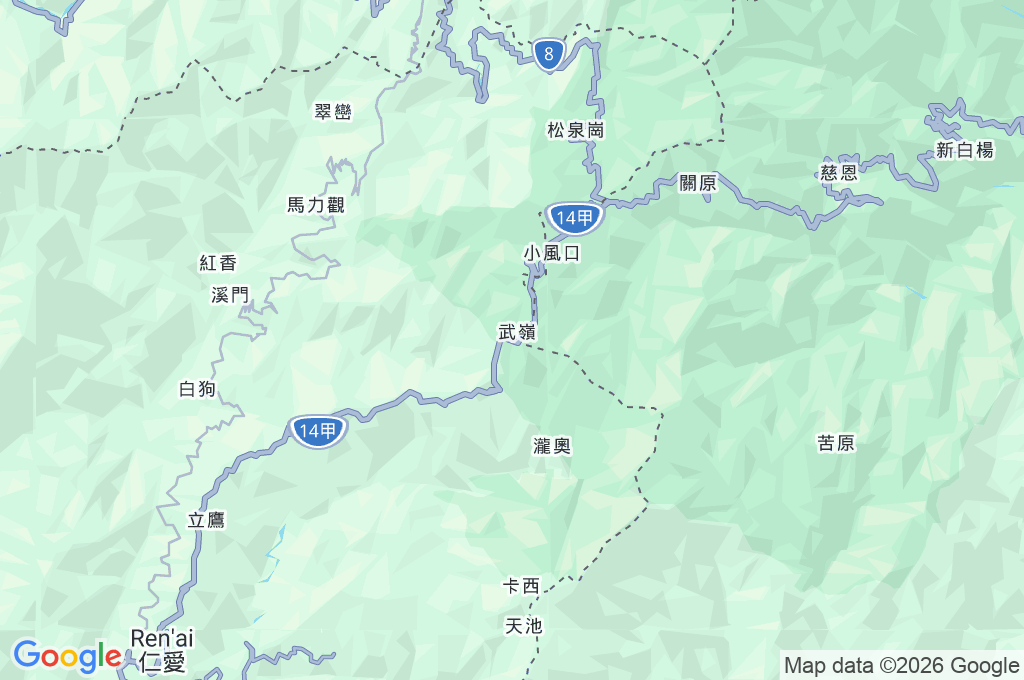Wuling Area Map