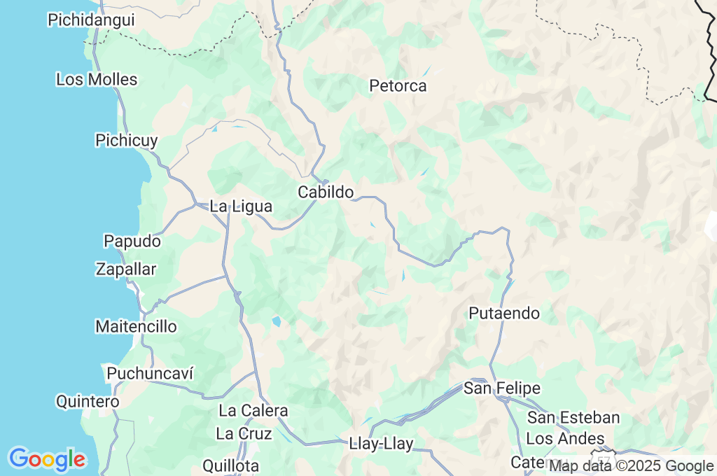 Valparaíso Area Map