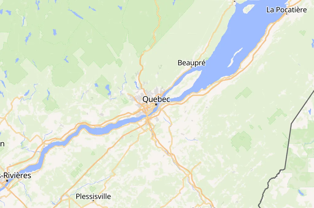 Port of Québec Area Map