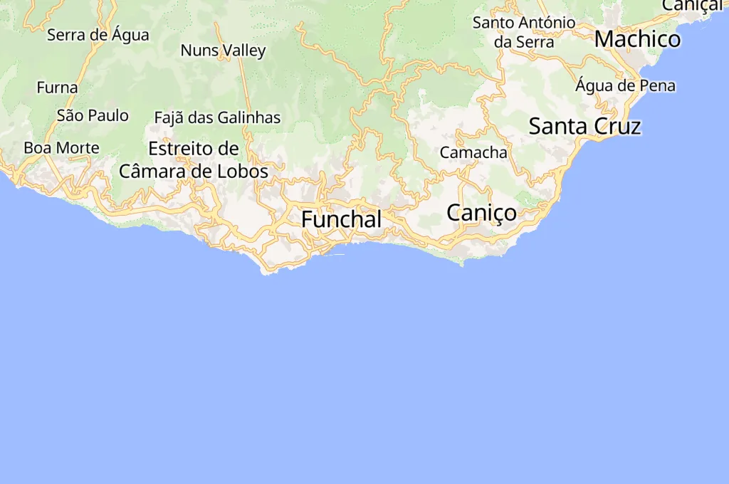 Praia da Barreirinha Area Map Praia da Barreirinha Area Map