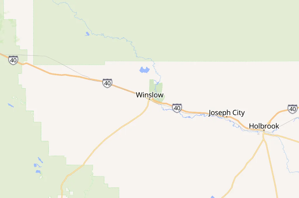 Winslow Area Map Winslow Area Map