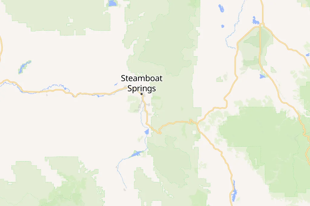 Steamboat Ski Resort Area Map